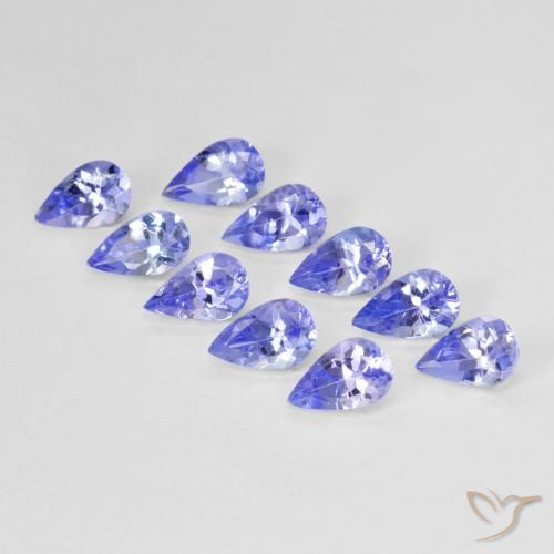 2.46ctw Natural Intense Blue Tanzanite, Pear Shape, VS