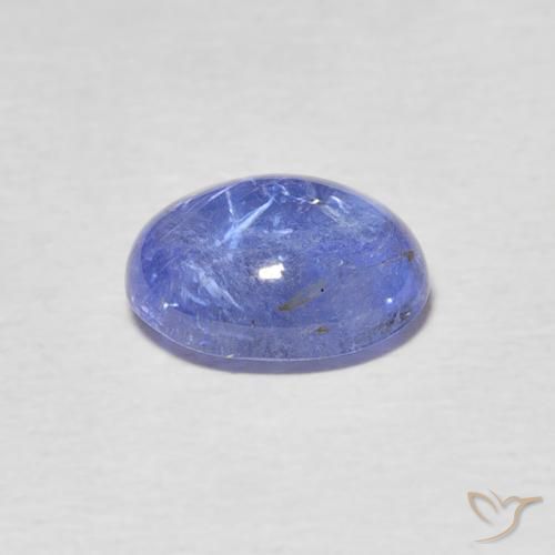 Tanzanite Gemstone in 9 x 7 mm (calibrated) Size for Sale, Tanzanite Stone in Intense Violet Blue Color
