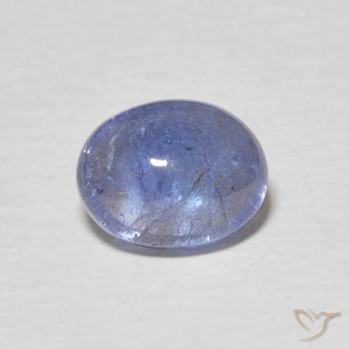 2.66ct Natural Light Blue Tanzanite, Oval, Transparent