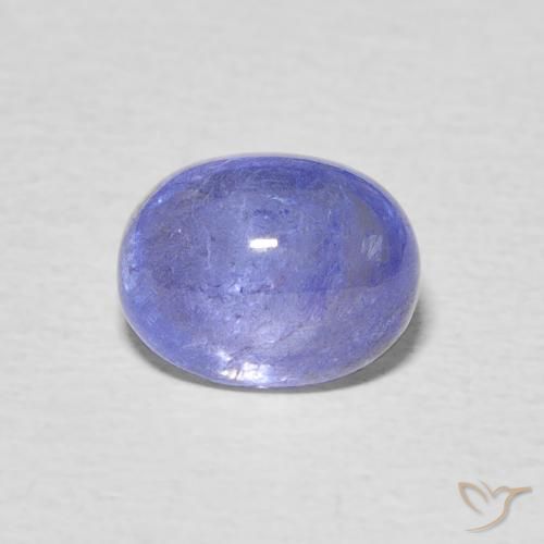 2.92ct Natural Intense Violet Blue Tanzanite, Oval, Transparent