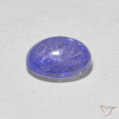 Tanzanite Gemstone in 9 x 7 mm (calibrated) Size for Sale, Tanzanite Stone in Intense Violet Blue Color