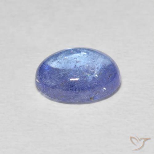 Tanzanite Gemstone in 9 x 7 mm (calibrated) Size for Sale, Tanzanite Stone in Light Navy Blue Color