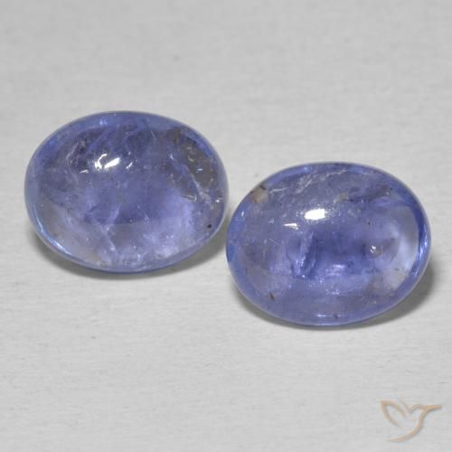6.32ctw Natural Intense Violet Blue Tanzanite, Oval, Transparent