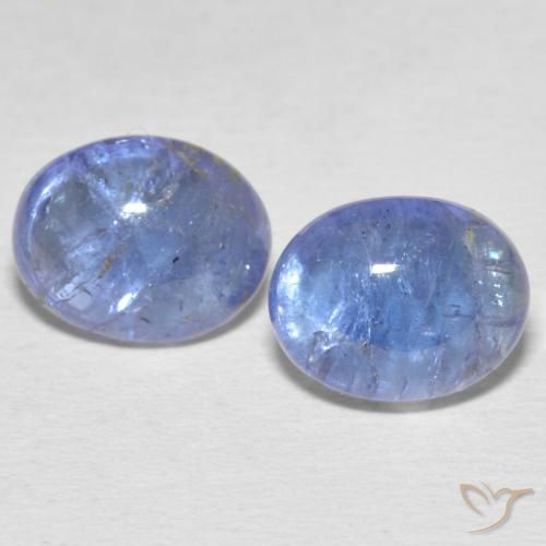 6.95ctw Natural Light Violet Blue Tanzanite, Oval, Transparent
