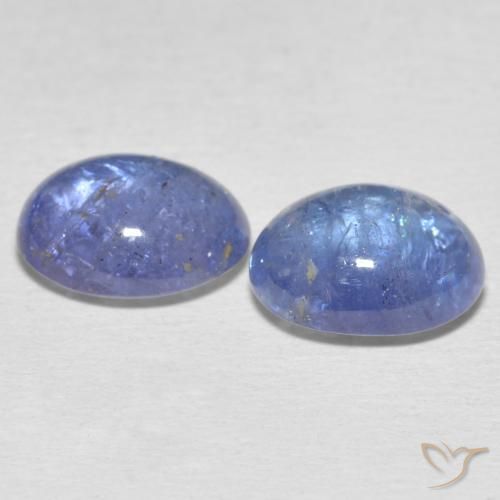 Tanzanite Gemstones in 10 x 8 mm (calibrated) Size for Sale, Tanzanite Stones in Light Violet Blue Color