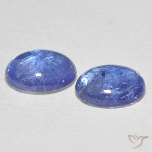 Tanzanite Gemstones in 10 x 8 mm (calibrated) Size for Sale, Tanzanite Stones in Light Blue Color