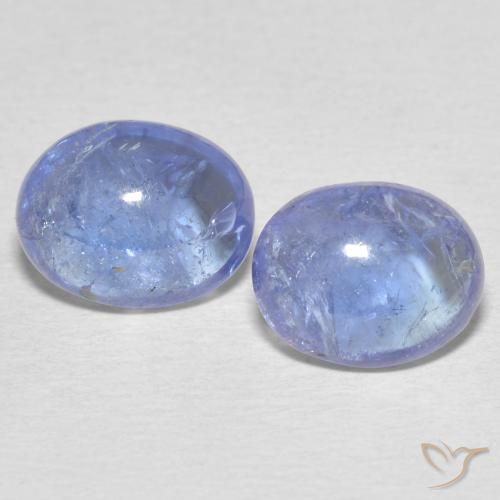 6,64 ct loser blauer Tansanit, 10,2 x 8 mm Ovalschliff aus Tansania, Photo A