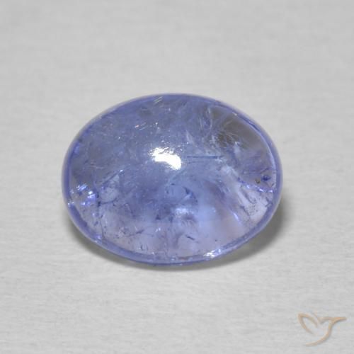 2.12ct Natural Pastel Blue Tanzanite, Oval, Transparent