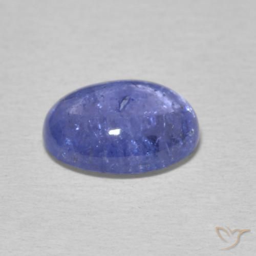 Tanzanite Gemstone in 9 x 7 mm (calibrated) Size for Sale, Tanzanite Stone in Pastel Blue Color
