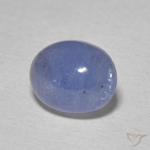 2.55 ct Blue Tanzanite Stone, Natural Tanzanite in Oval Cabochon Shape for Sale