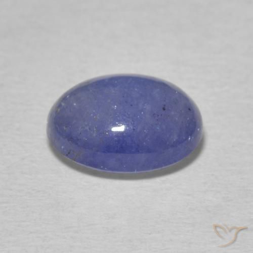 Tanzanite Gemstone in 9 x 7 mm (calibrated) Size for Sale, Tanzanite Stone in Deep Purple Blue Color