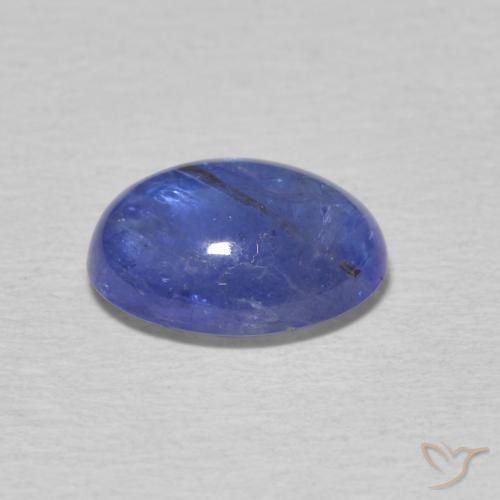 Tanzanite Gemstone in 9 x 7 mm (calibrated) Size for Sale, Tanzanite Stone in Deep Purple Blue Color