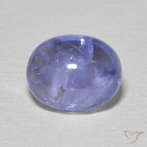 3.78ct Natural Violet Blue Tanzanite, Oval, Transparent