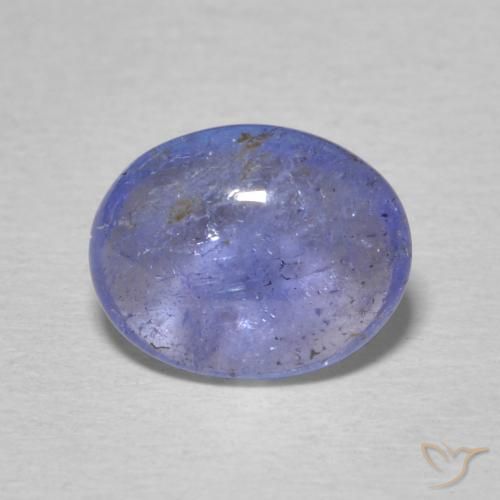 2.40ct Natural Intense Violet Blue Tanzanite, Oval, Transparent