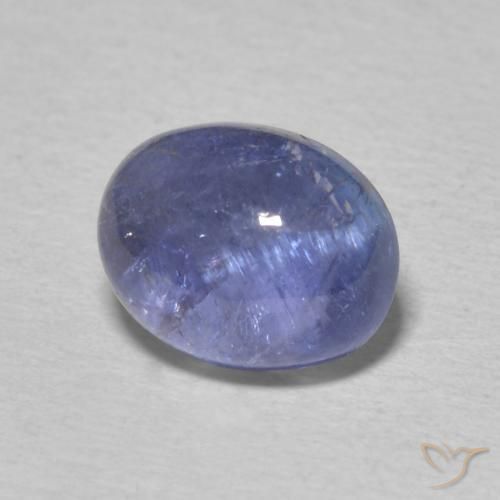 2.99 ct Blue Tanzanite Stone, Natural Tanzanite in Oval Cabochon Shape for Sale