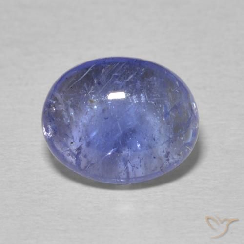 3.62ct Natural Deep Blue Tanzanite, Oval, Transparent