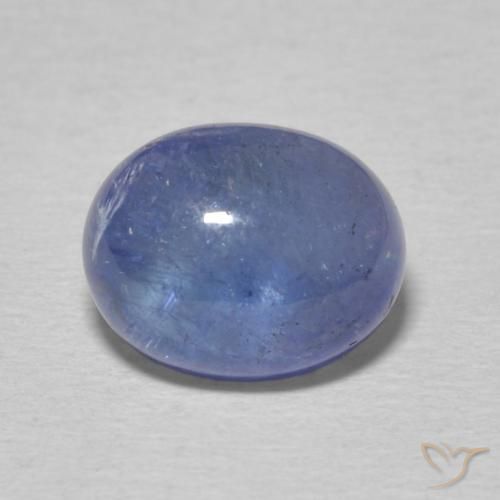 4.08ct Natural Baby Blue Tanzanite, Oval, Transparent