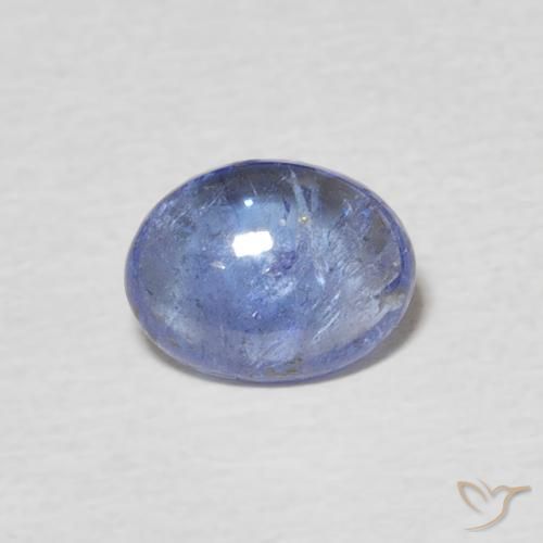 1.22ct Natural Light Blue Tanzanite, Oval, Transparent