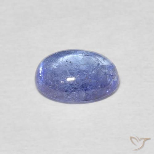 Tanzanite Gemstone in 8 x 6.3 mm Size for Sale, Tanzanite Stone in Light Purplish Blue Color