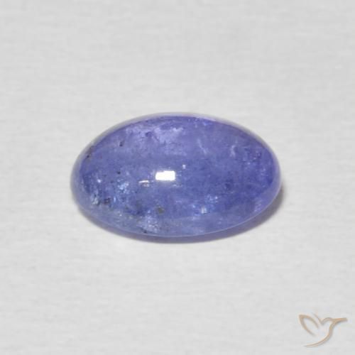 Tanzanite Gemstone in 9 x 7 mm (calibrated) Size for Sale, Tanzanite Stone in Intense Violet Blue Color