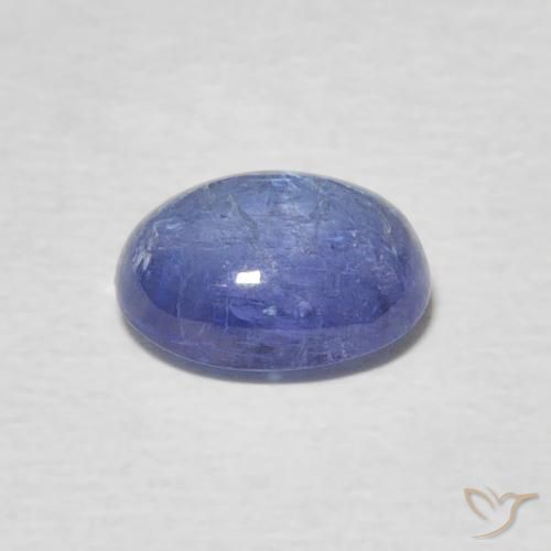 Tanzanite Gemstone in 7.9 x 6.3 mm Size for Sale, Tanzanite Stone in Light Violet Blue Color