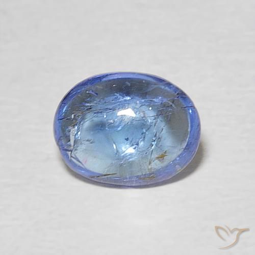 1.33ct Natural Light Violet Blue Tanzanite, Oval, Transparent