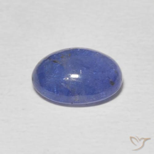 Tanzanite Gemstone in 9 x 7 mm (calibrated) Size for Sale, Tanzanite Stone in Intense Violet Blue Color