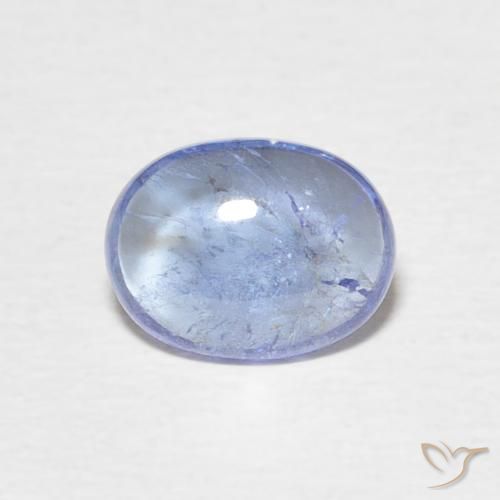 1.29ct Natural Baby Blue Tanzanite, Oval, Transparent