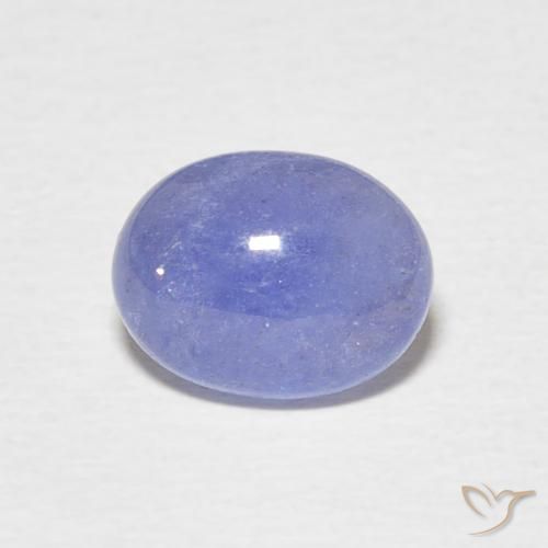 2.19ct Natural Intense Violet Blue Tanzanite, Oval, Translucent