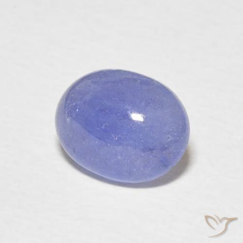 2.19 ct Blue Tanzanite Stone, Natural Tanzanite in Oval Cabochon Shape for Sale