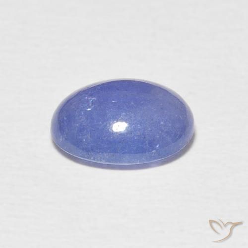 Tanzanite Gemstone in 9 x 7 mm (calibrated) Size for Sale, Tanzanite Stone in Intense Violet Blue Color