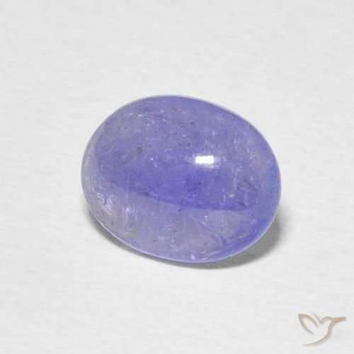 2.00 ct Blue Tanzanite Stone, Natural Tanzanite in Oval Cabochon Shape for Sale