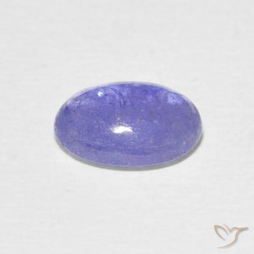 Tanzanite Gemstone in 9 x 7 mm (calibrated) Size for Sale, Tanzanite Stone in Pastel Blue Color