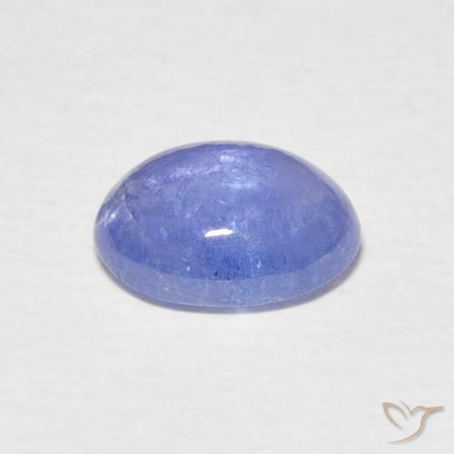 Tanzanite Gemstone in 9 x 7 mm (calibrated) Size for Sale, Tanzanite Stone in Pastel Blue Color