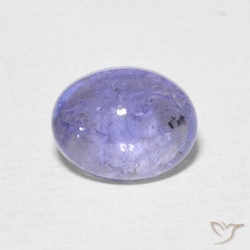 2.28ct Natural Light Blue Tanzanite, Oval, Transparent