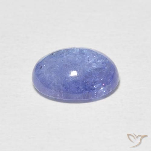 Tanzanite Gemstone in 10 x 8 mm (calibrated) Size for Sale, Tanzanite Stone in Pastel Blue Color