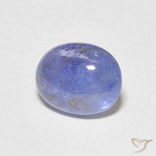 2.31 ct Blue Tanzanite Stone, Natural Tanzanite in Oval Cabochon Shape for Sale