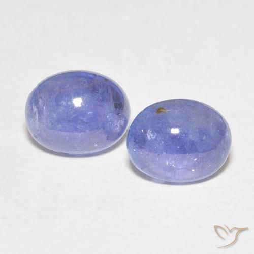 4.74ctw Natural Light Violet Blue Tanzanite, Oval, Transparent