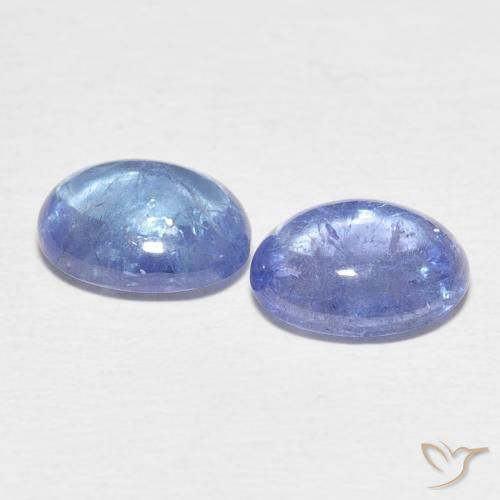 Tanzanite Gemstones in 10 x 8 mm (calibrated) Size for Sale, Tanzanite Stones in Baby Blue Color