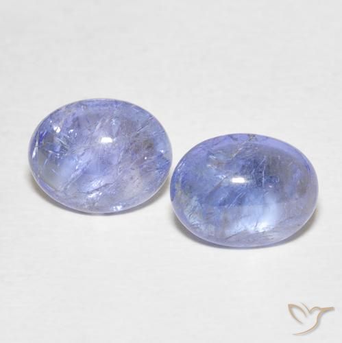 6.04ctw Natural Baby Blue Tanzanite, Oval, Transparent