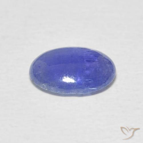 Tanzanite Gemstone in 9 x 7 mm (calibrated) Size for Sale, Tanzanite Stone in Intense Blue Color