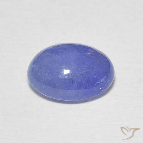 Tanzanite Gemstone in 9 x 7 mm (calibrated) Size for Sale, Tanzanite Stone in Intense Violet Blue Color