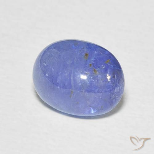 2.71 ct Blue Tanzanite Stone, Natural Tanzanite in Oval Cabochon Shape for Sale