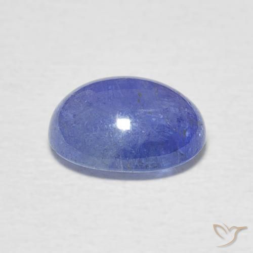 Tanzanite Gemstone in 9 x 7 mm (calibrated) Size for Sale, Tanzanite Stone in Intense Violet Blue Color
