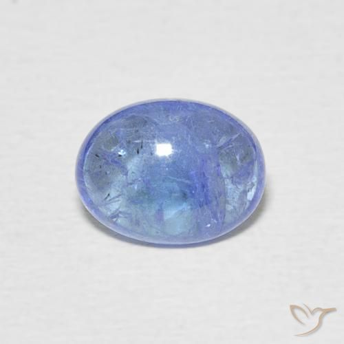 1.46ct Natural Light Violet Blue Tanzanite, Oval, Transparent