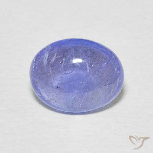 2.09ct Natural Intense Violet Blue Tanzanite, Oval, Transparent