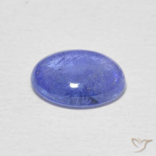 Tanzanite Gemstone in 9 x 7 mm (calibrated) Size for Sale, Tanzanite Stone in Intense Violet Blue Color