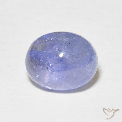 4.13ct Natural Violet Blue Tanzanite, Oval, Translucent