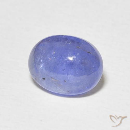 2.30 ct Blue Tanzanite Stone, Natural Tanzanite in Oval Cabochon Shape for Sale