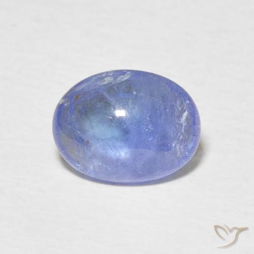 1.88ct Natural Light Blue Tanzanite, Oval, Transparent